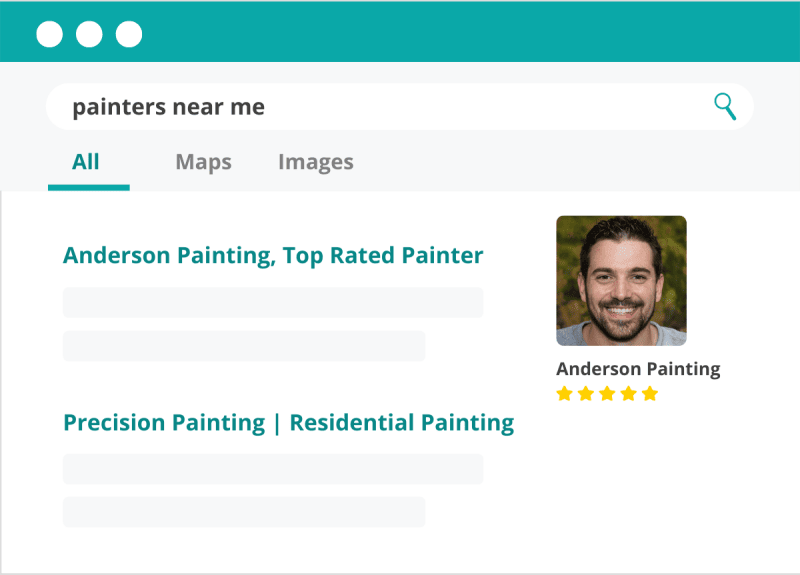 painter ranked on google 1
