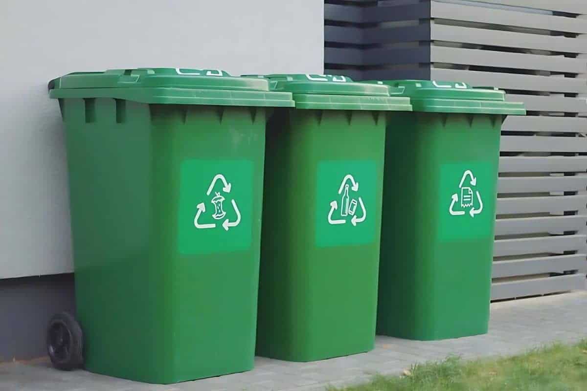 residential trash bins