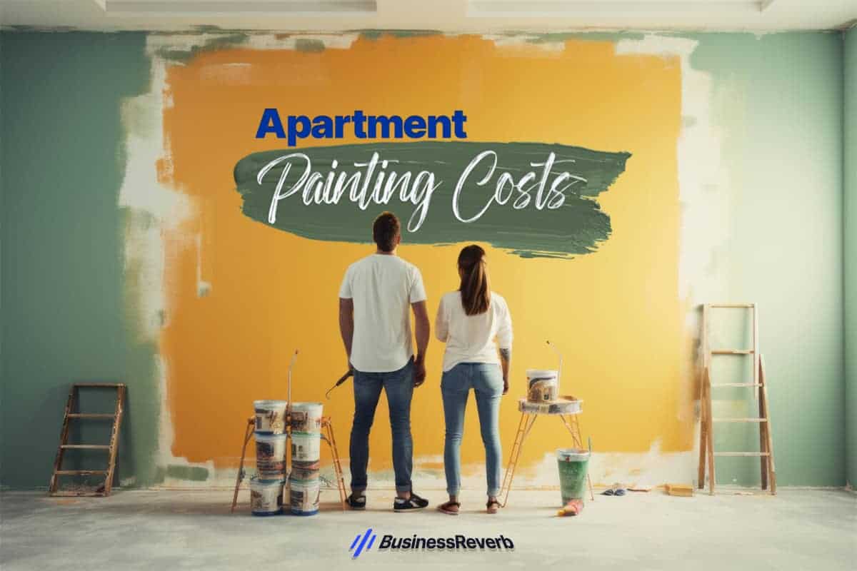 two renters painting their apartment walls